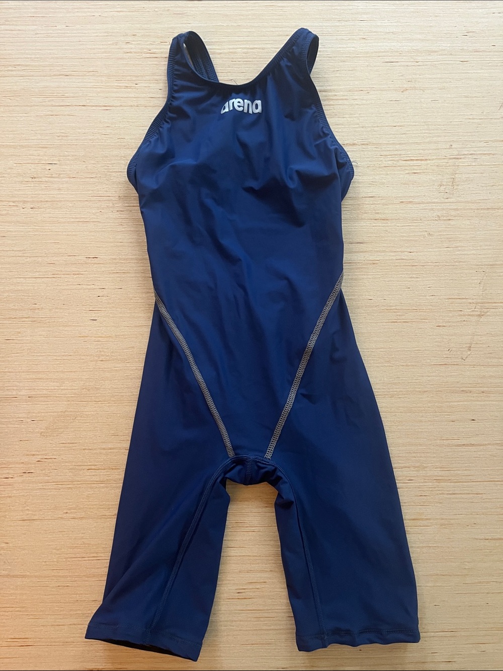 Arena Racing Suite Powerskin Navy Girls - Size 26